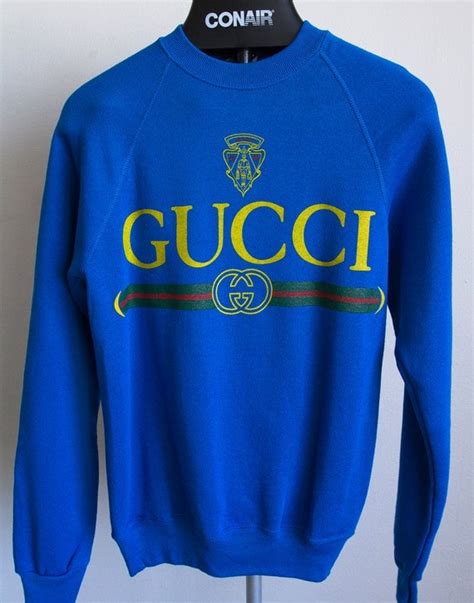 vintage fake gucci sweatshirt|gucci knock off shirts.